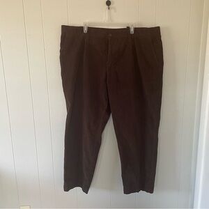 Classic Men's Corduroy Pants in Rich Brown